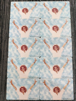Melina Mercouri collectible phone cards like new, pack of 10