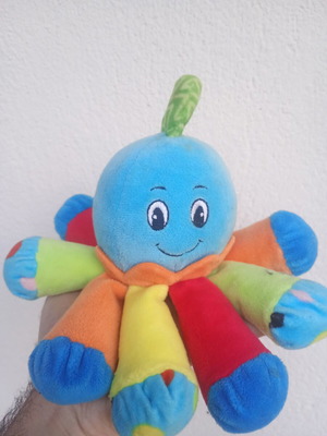 Octopus plush toy with sound used