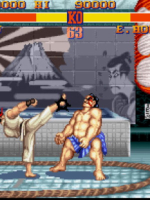 Street Fighter 8-bit game disk used for Nintendo consoles