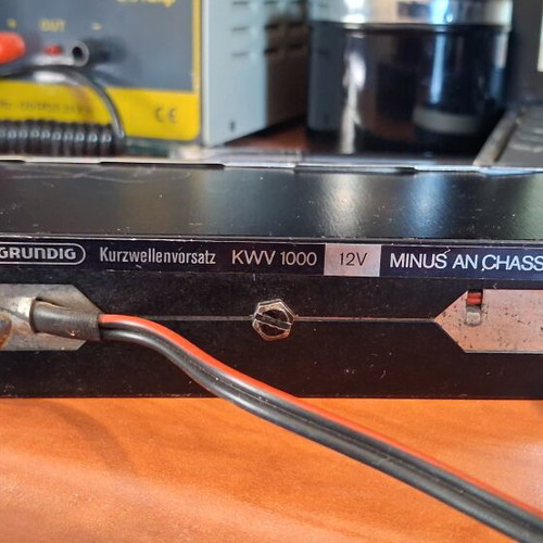 Grundig KW1000 shortwave converter used