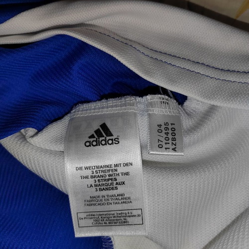 Greece National Football Jersey 2004 Euro 6 Basinas Adidas size L like new