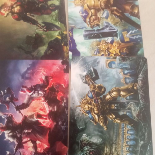 Warhammer Age of Sigmar cards and transfers new