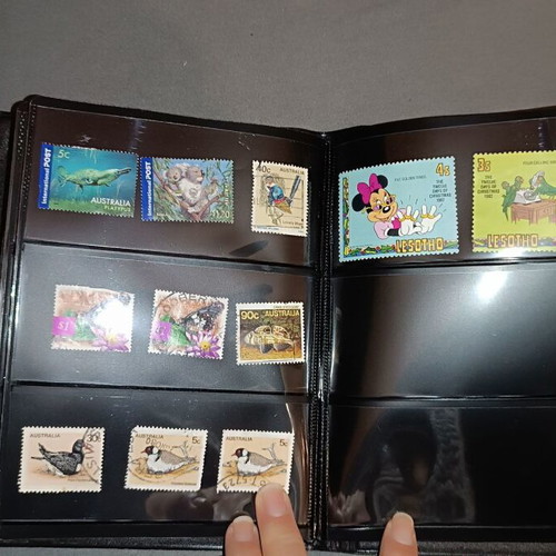 Album with 95 stamps collection new, Greece, Australia, Cyprus