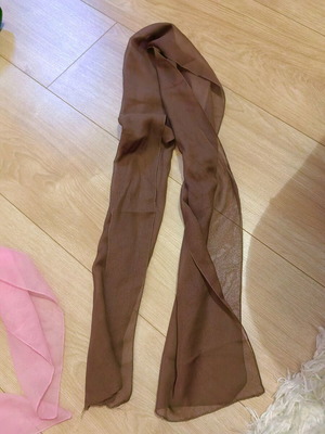 Scarf handkerchief brown like new