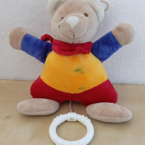 Lidl Paradise Toys musical teddy bear used, 16cm