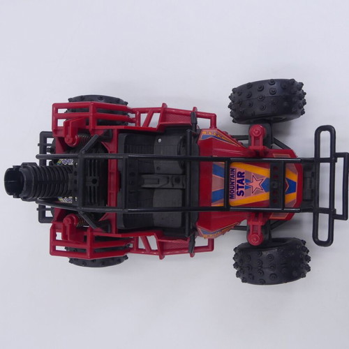 Buggy car Newray 1042757 Red Mountain Star Turbo 20 cm used, broken battery cover