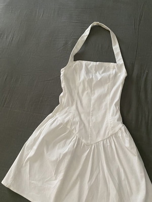 Bershka white cotton dress size S like new