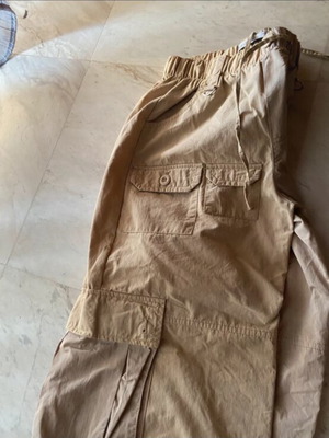 Bershka cargo pants, beige, size XS 34 6