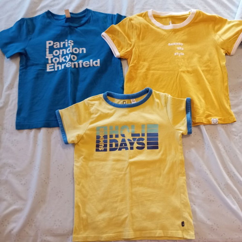 Short-sleeve t-shirts pack for boys 5-6 years like new