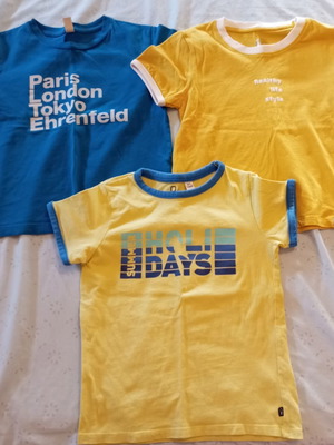Short-sleeve t-shirts pack for boys 5-6 years like new