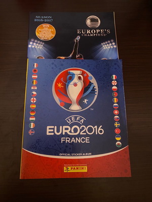Panini EURO 2016 and Europe's Champions 2016-2017 Albums