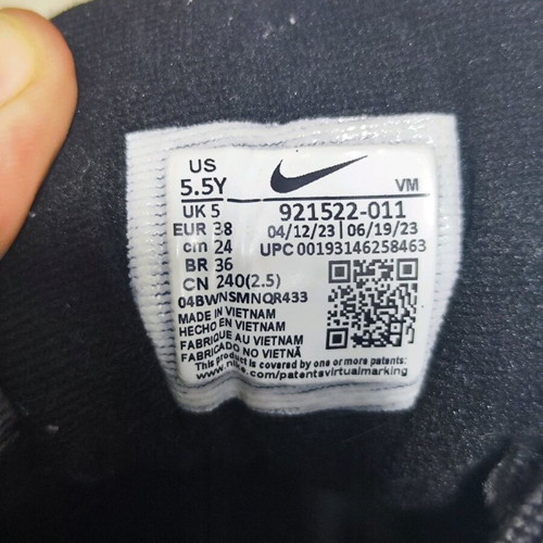 Nike Air Max 97 sneakers, unisex παιδικό νούμερο 38, μαύρο
