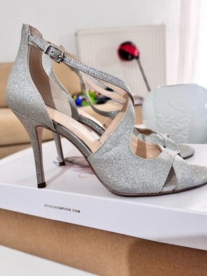 Γόβες Jessica Simpson γκρι σαν καινούργιο, 38,5