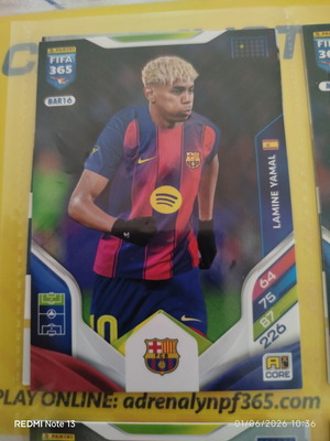 Κάρτα Panini FIFA 365 2026 Adrenalyn XL σαν καινούργιο