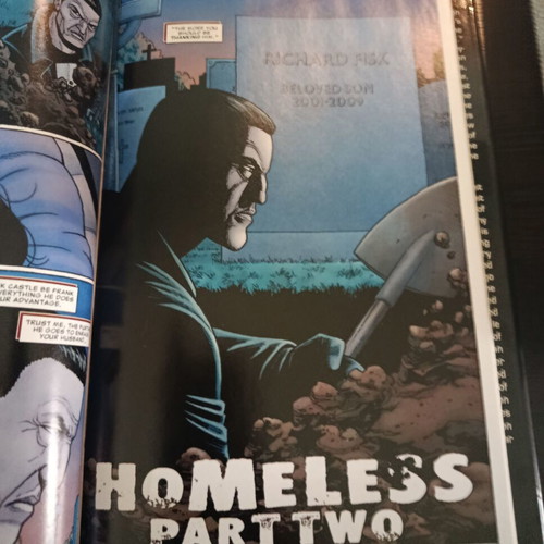 Punisher Max: Homeless Marvel hardcover comic book, first printing 2012