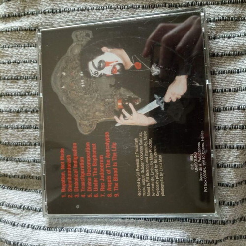 Insatanity Divine Decomposition CD like new, metal 1996
