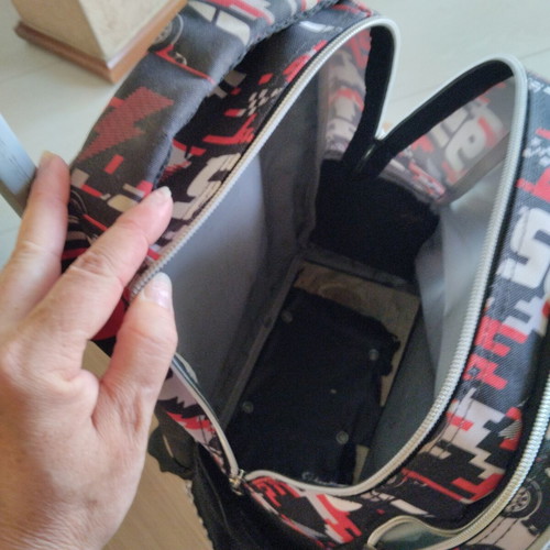Lightning McQueen school trolley bag used