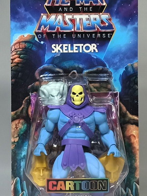 MATTEL MOTU ORIGINS CARTOON COLLECTION SKELETOR 5.5" ACTION FIGURE EUROPEAN MOSC