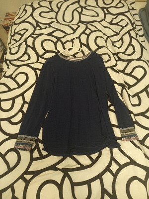 Cuddl Dots women shirt blue size XL
