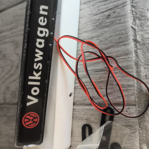 VW illuminated car grille light new