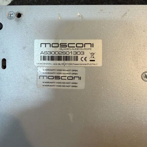 Speaker amplifier used, four channels but only one working