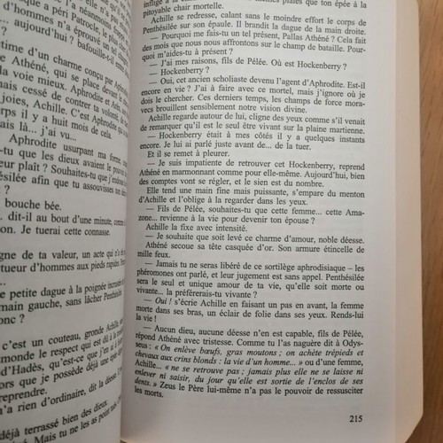 Olympos novel used, French edition