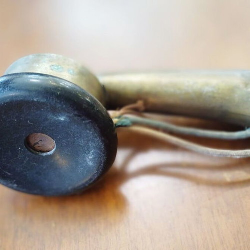 Vintage Thomson-Houston telephone handset used