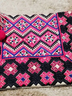Τσάντα φάκελος boho Oysho καινούργια χειρός