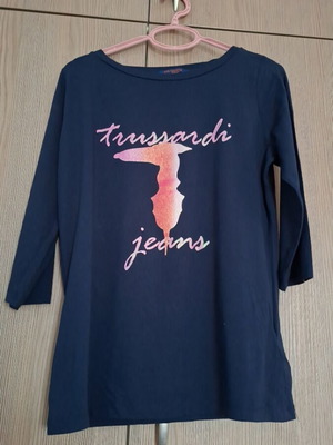 Μπλούζα Trussardi Jeans μεταχειρισμένη, μπλε, μέγεθος XL