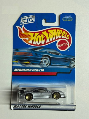 Hot Wheels Mercedes CLK-LM сребрист употребяван