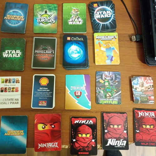 Lego Ninjago, Chima and Other Trading Card Collection like new