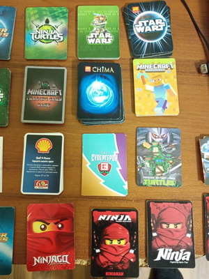 Lego Ninjago, Chima and Other Trading Card Collection like new