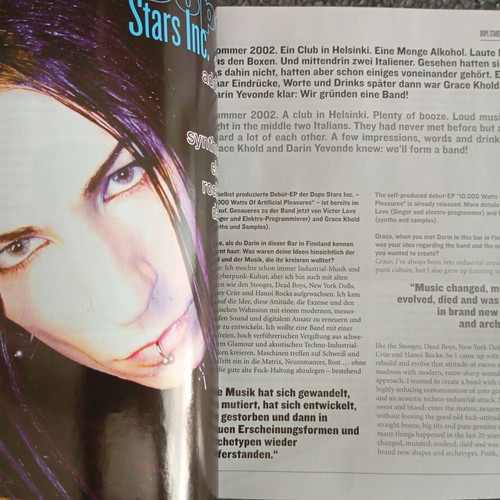 Stalker Magazine #4 like new, 2004, English and German