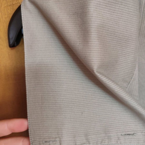 Sleeveless cotton shirt with tie like new, grey-beige