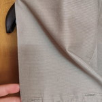 Sleeveless cotton shirt with tie like new, grey-beige