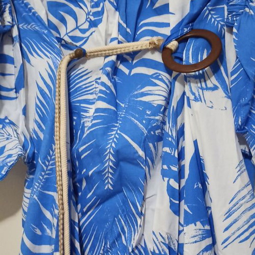 Summer dress like new, blue, one size S-L