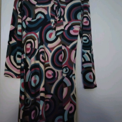 Midi dress used, multicolored, size XL