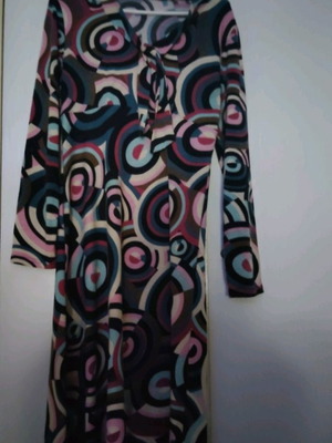 Midi dress used, multicolored, size XL