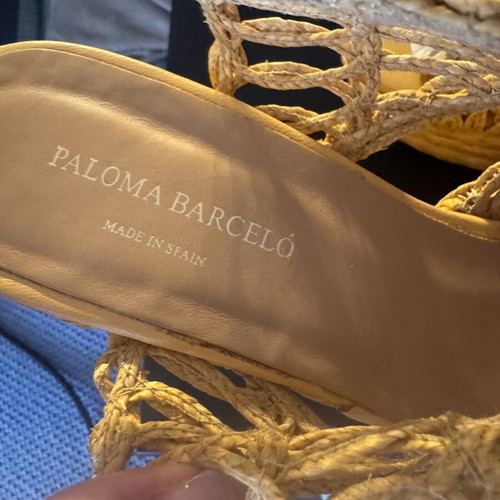 Paloma Barceló platform sandals like new, beige, size 39