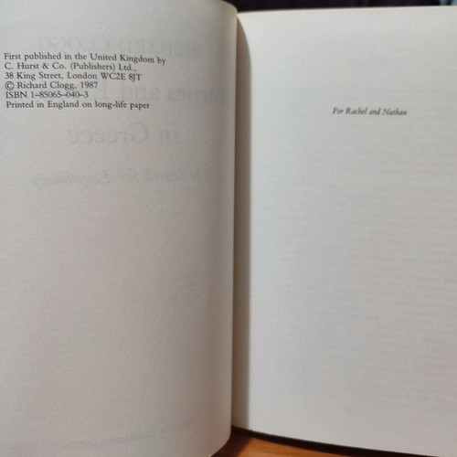 Parties and Elections in Greece used book in English