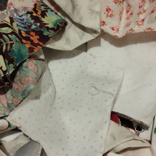 Fabric pieces for crafts and patchwork