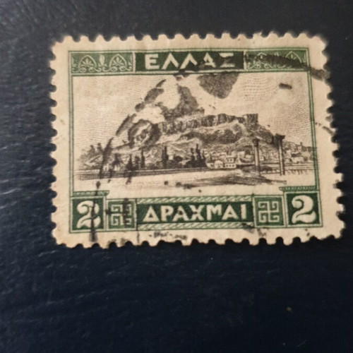 1927 2drx Topia stamp used