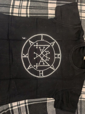Mahakala Shirt used, like new, size L, Sol's cotton, black