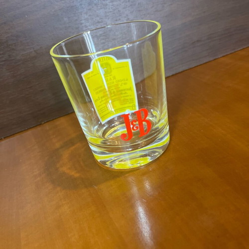 Vintage J&B Rare whisky glass like new, 1940s–1950s