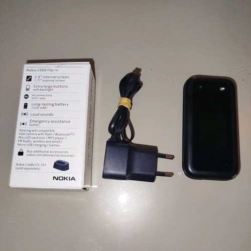 Nokia Cradle CS-101 Ladestation für Nokia 2660 Flip - Schwarz ab 23,51
