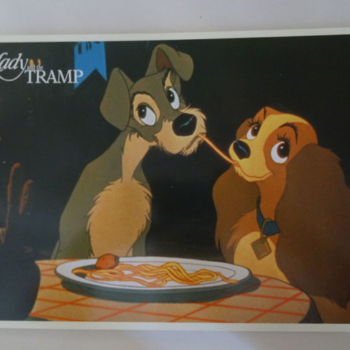 Disney The Lady and the Tramp authentic movie photos set of 6, like new