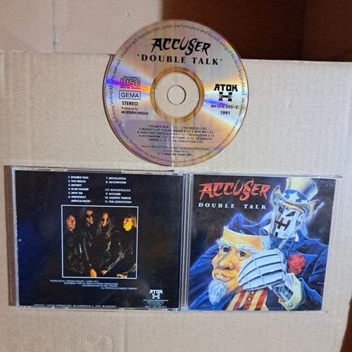Accuser Double Talk CD like new, metal