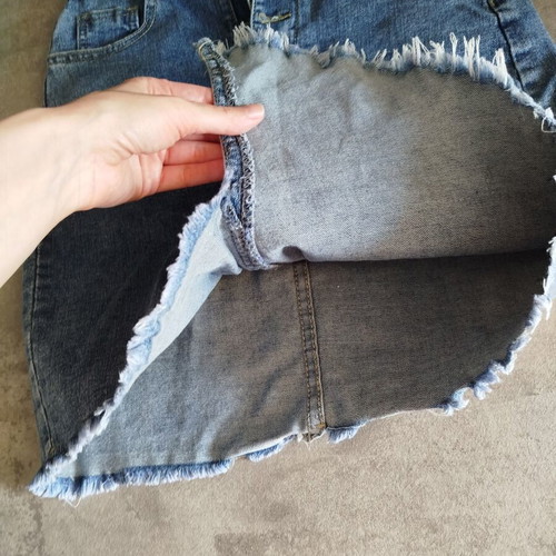 Denim skirt, blue, size S
