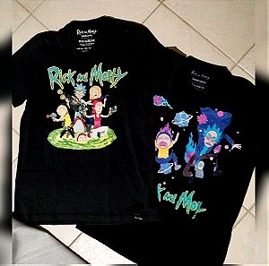 2 μπλούζες Rick & Morty από τα P&B