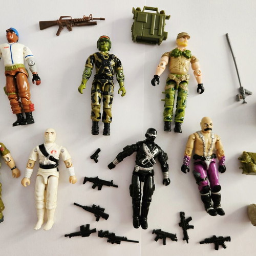 Gijoe figures with accessories lot